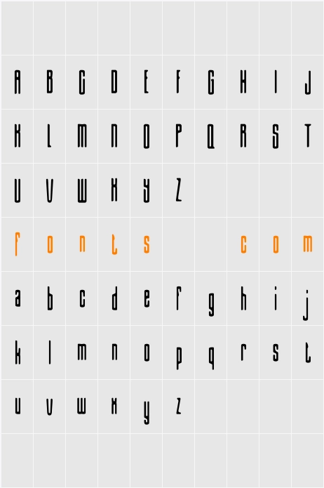 Albercio Blur Demo Character Map